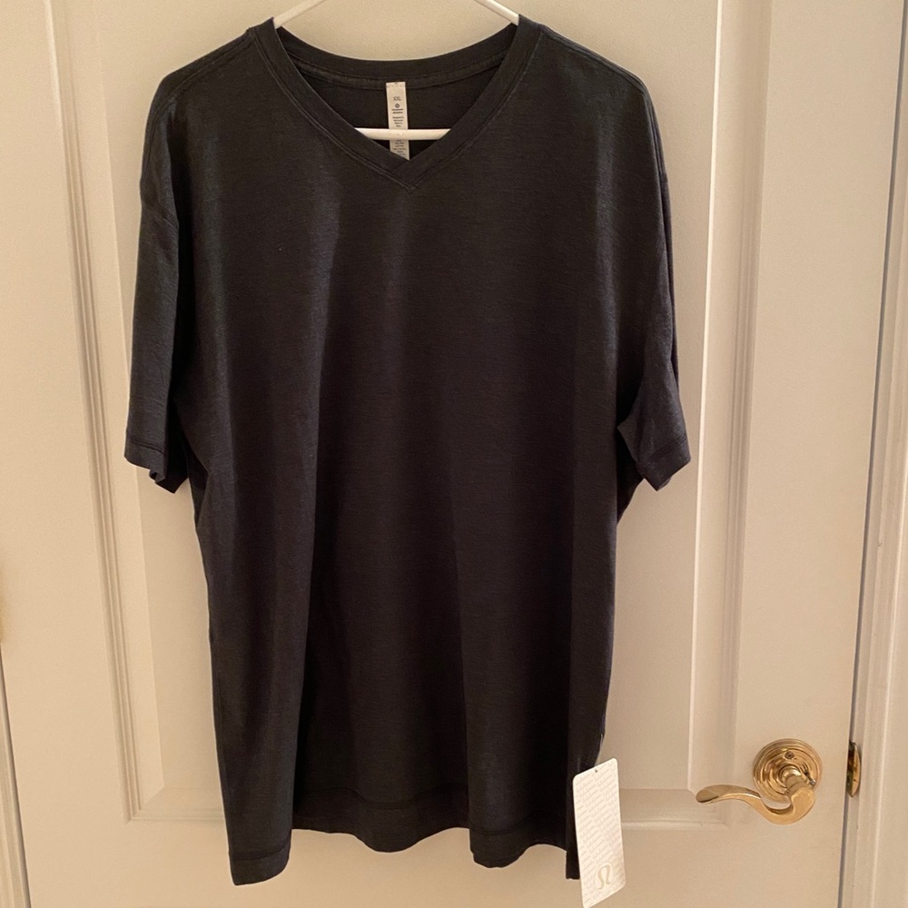 5 year basic v LULULEMON men’s top NWT